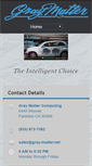 Mobile Screenshot of gray-matter.net